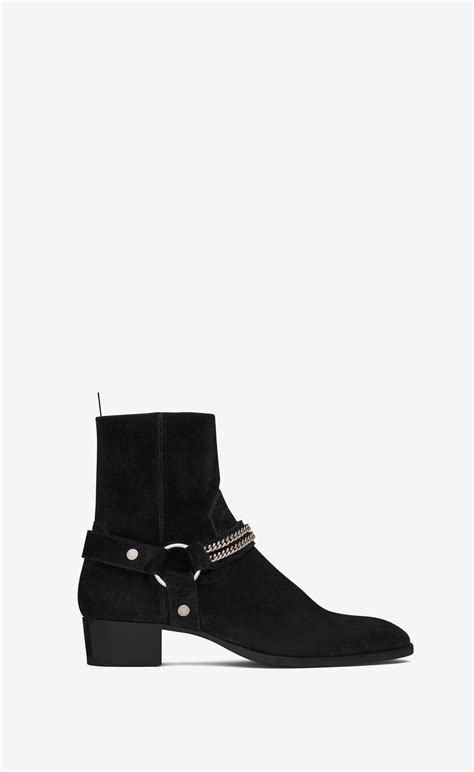 ysl boot leather quality|YSL boots with YSL heel.